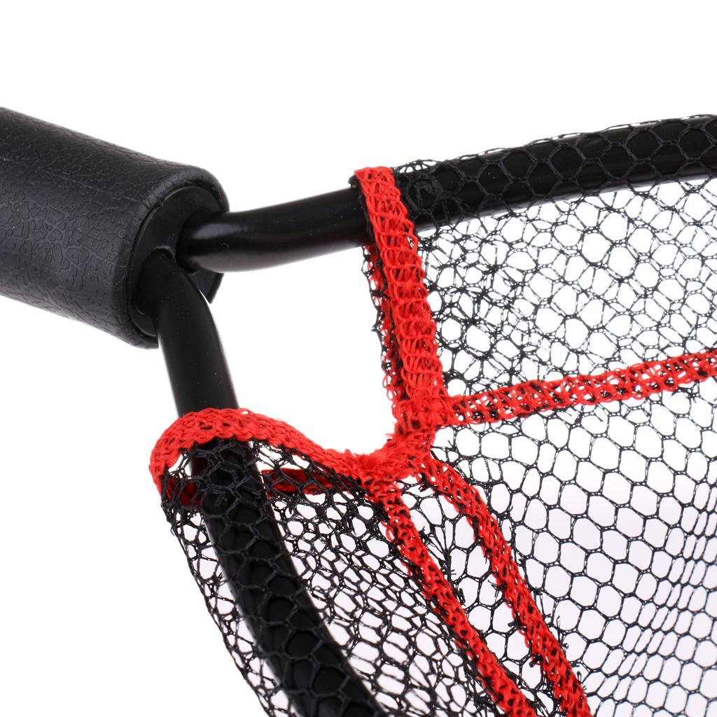Aluminum Landing Net Catch And Release Nets Fly Fishing Nylon Mesh Brail Net