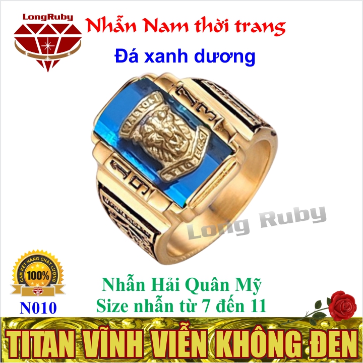 NHẪN SƯ TỬ MẶT ĐÁ ĐỎ