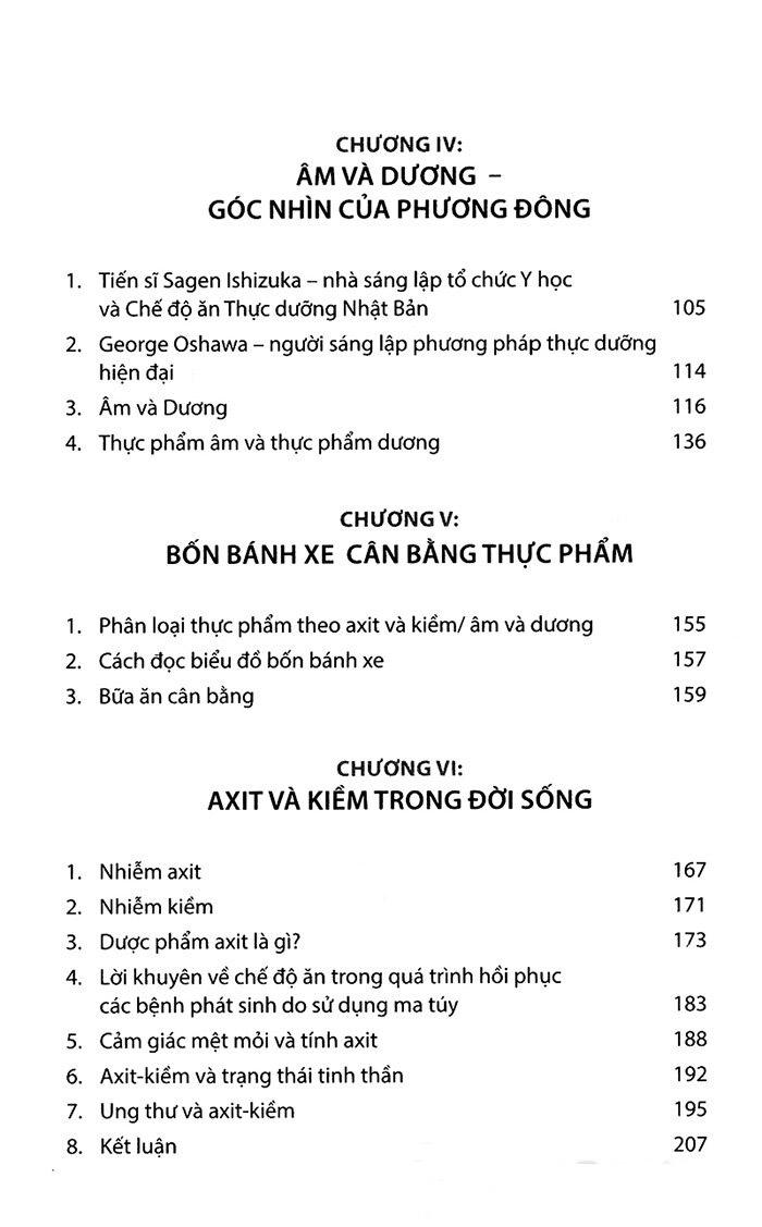 Axit Và Kiềm Trong Thực Dưỡng