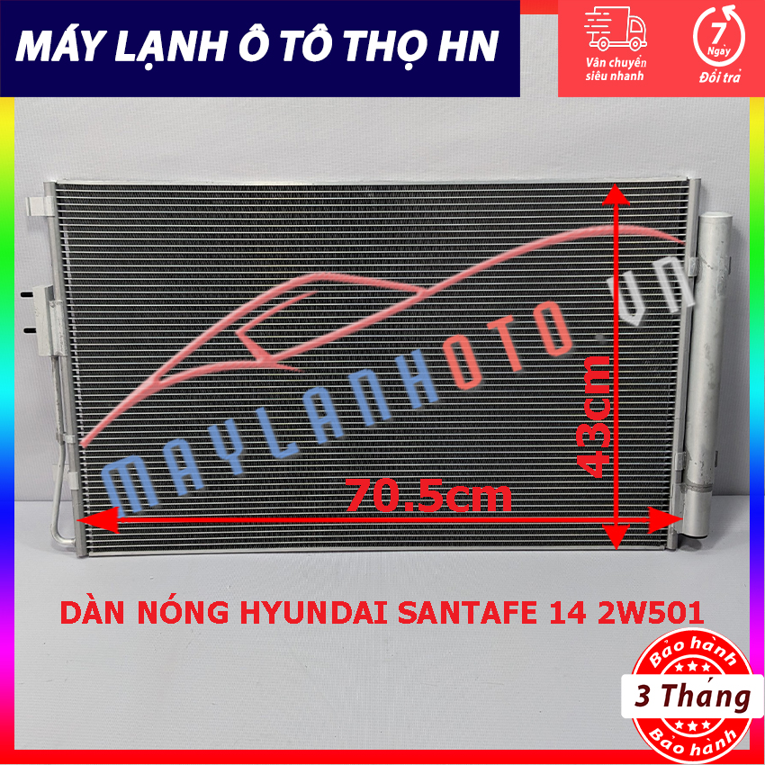 Dàn nóng Hyundai Santafe 2014 Hàng xịn Hàn Quốc