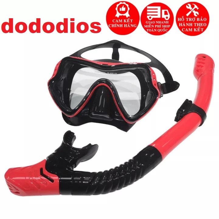 Kính lặn ống thở lặn biển dododios với mắt kiếng lặn cường lưc, cản tia UV