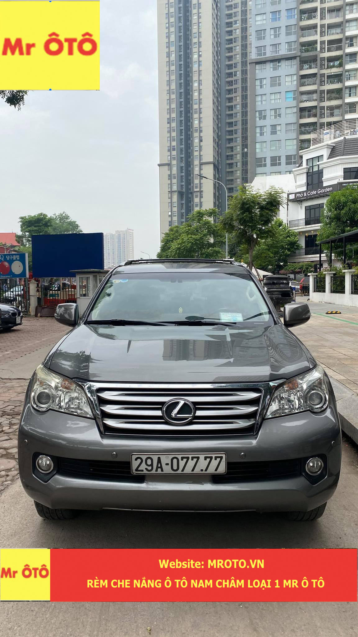 Rèm Che Nắng Xe Lexus GX460 Hàng Loại 1. Cam Kết Chuẩn Khít Theo Xe