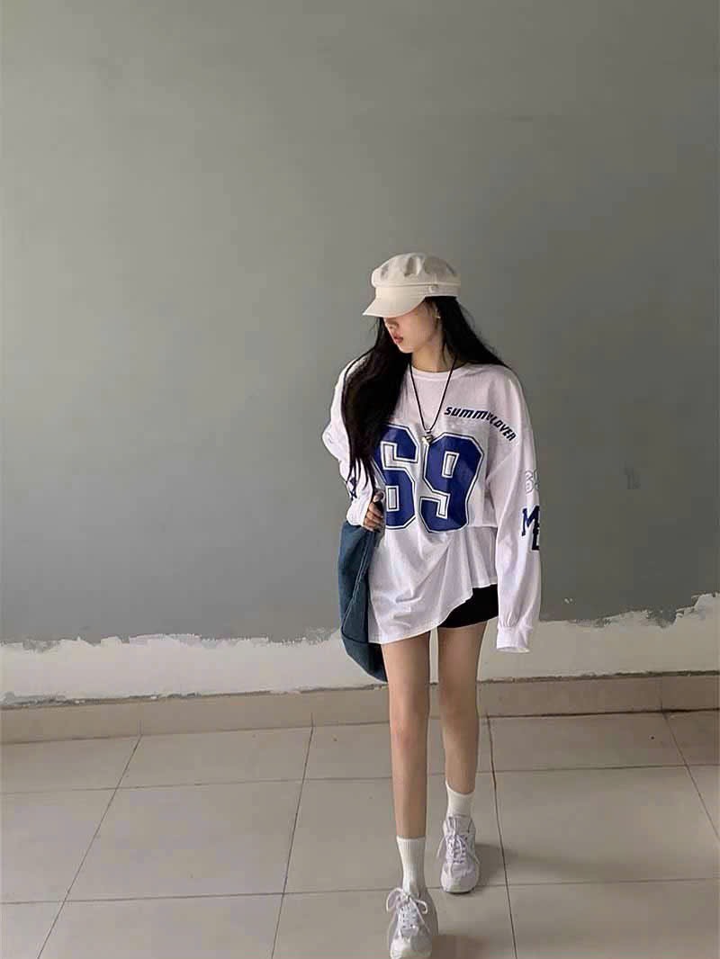Mẫu mới siêu hot nha khách ơi Áo Sweater in Số 69 Form Rộng Nỉ Bông Dáng Oversize Nam Nữ Unisex