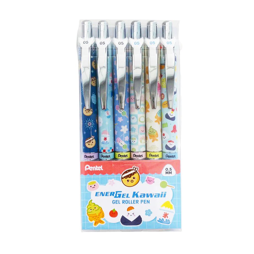 Bút Gel EnerGel Kawaii Snacks Series 0.5 mm - Pentel-BLN75KW46-A - Bento - Mực Đen