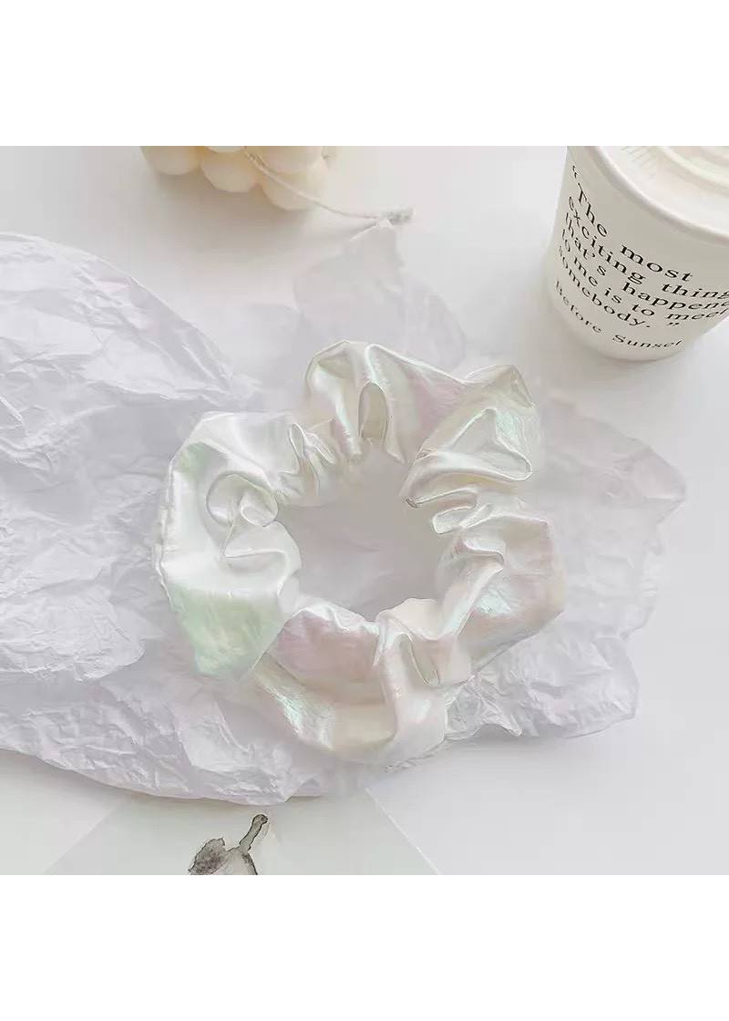 Cột Tóc Bèo Scrunchies Dạ Quang Vải Cao Cấp Size Nhỏ