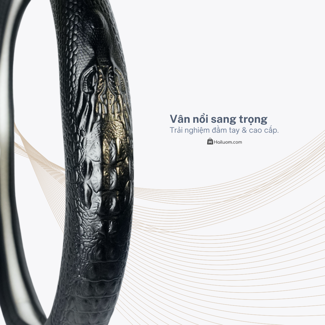 Bọc Vô Lăng ô tô MERCEDES BENZ C300 | Da Thật Khâu Tay Cao Cấp - Mã BLAGO
