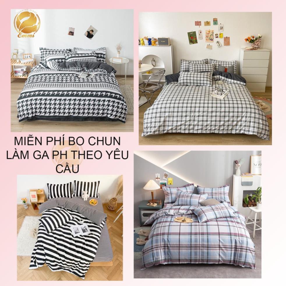 Bộ chăn ga gối , coton poly họa tiết mới đáng yêu đủ size miễn phí bo chun