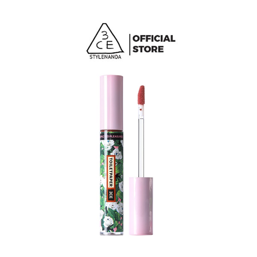 [PHIÊN BẢN ĐẶC BIỆT] Son Kem Lì TOILETPAPER 3CE VELVET LIP TINT 4g