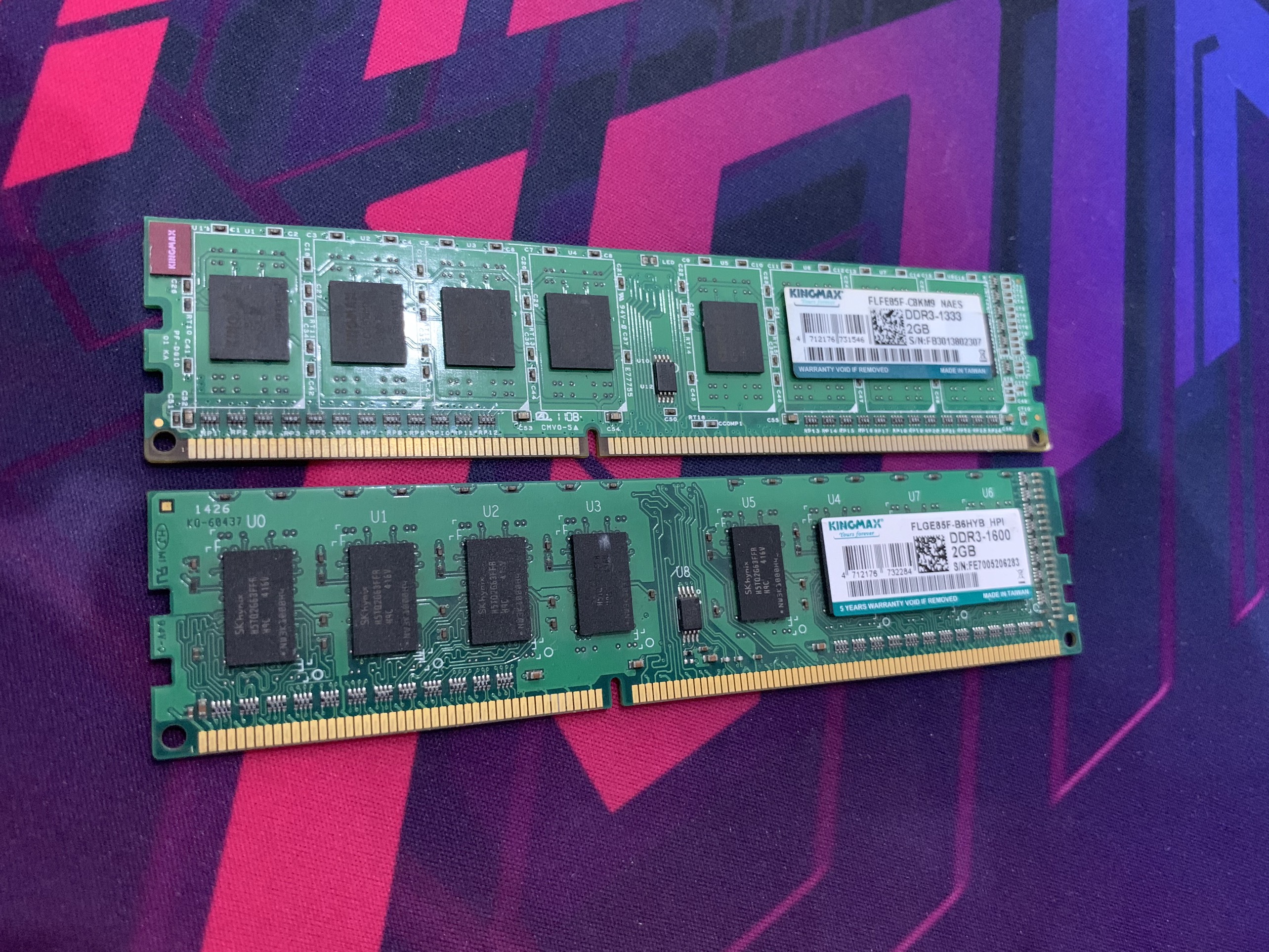 Ram KingMax PC DDR3 2GB Bus 1333/1600MHz - Hàng Chính Hãng