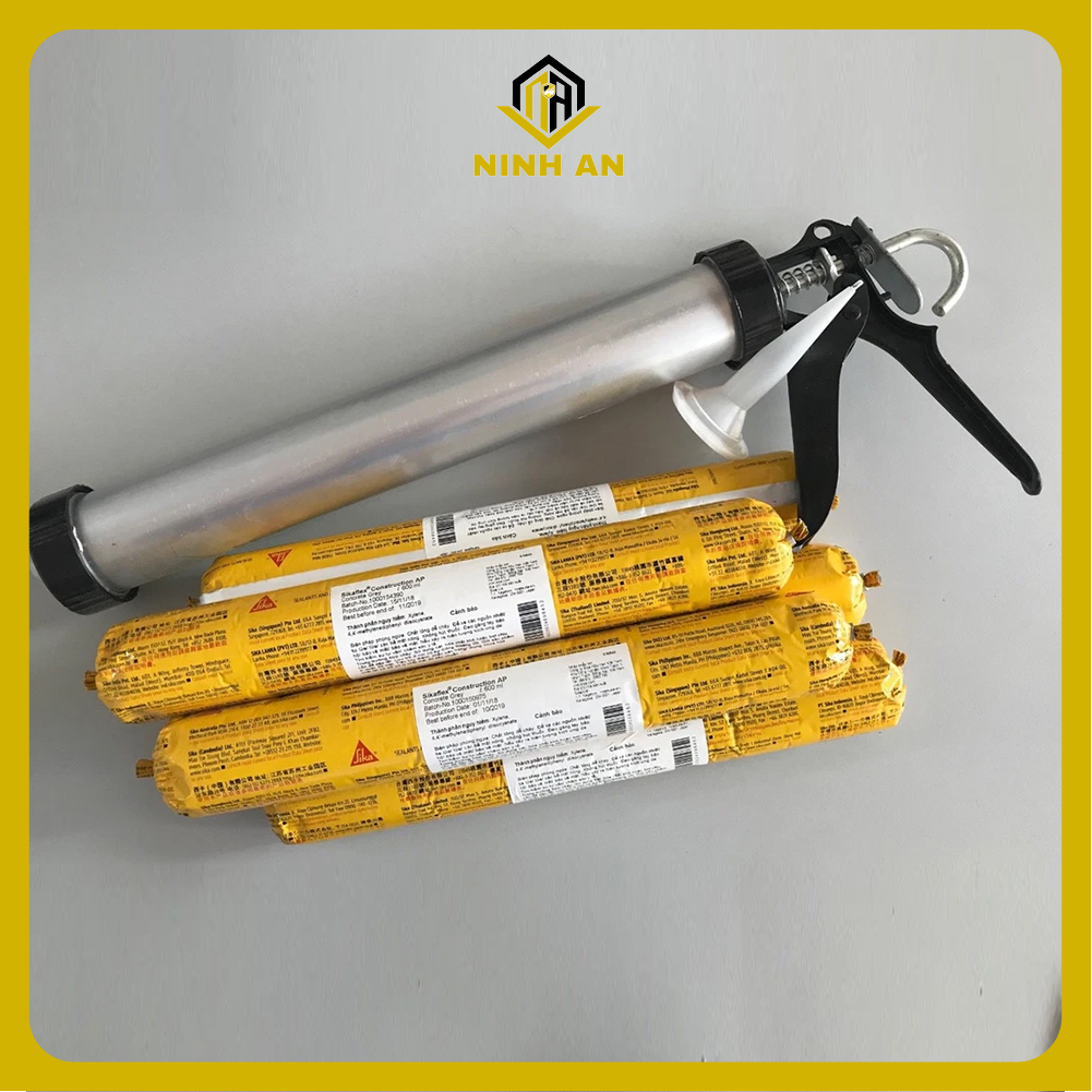 Sikaflex construction AP - Thùng 20 xúc xích - Hợp chất trám khe đàn hồi gốc PU