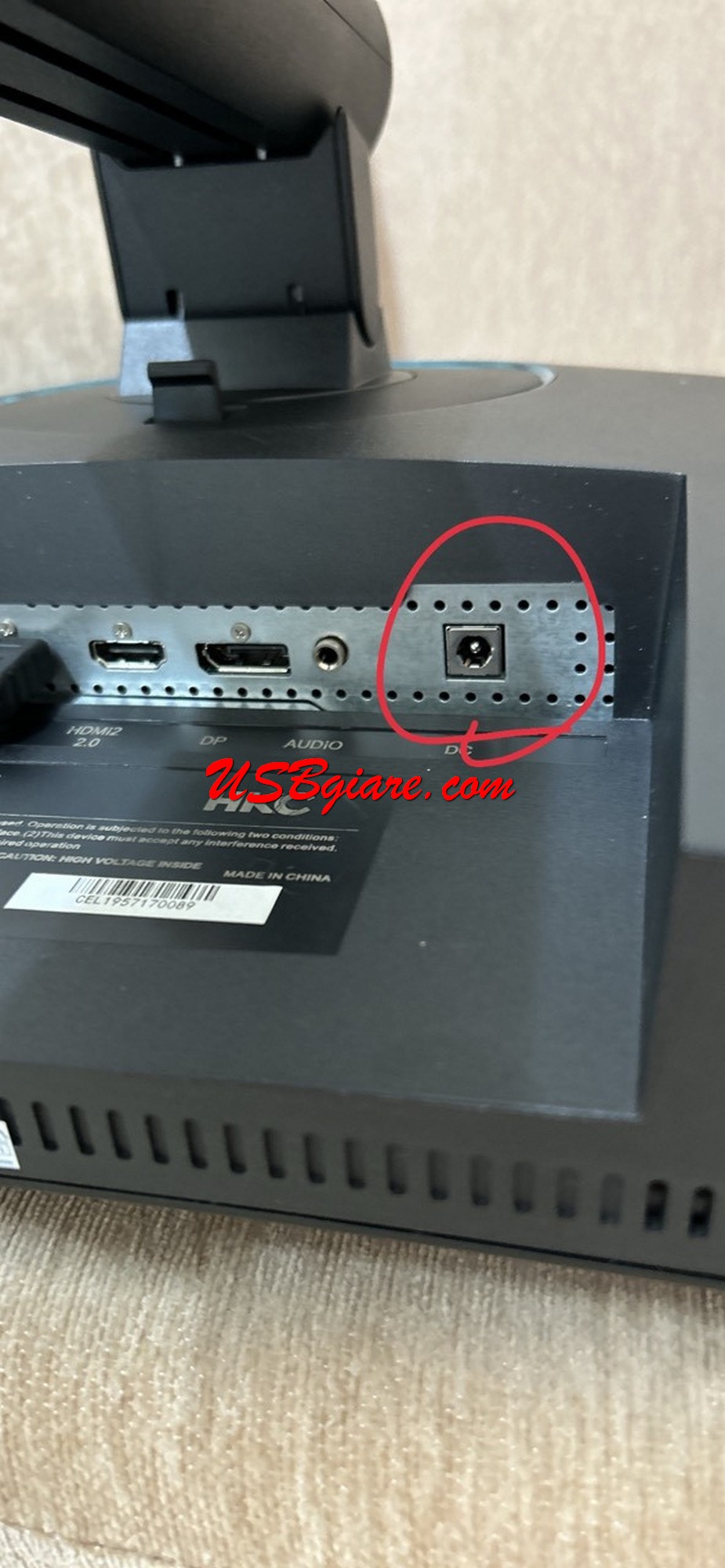 Adapter nguồn cho màn hình HKC