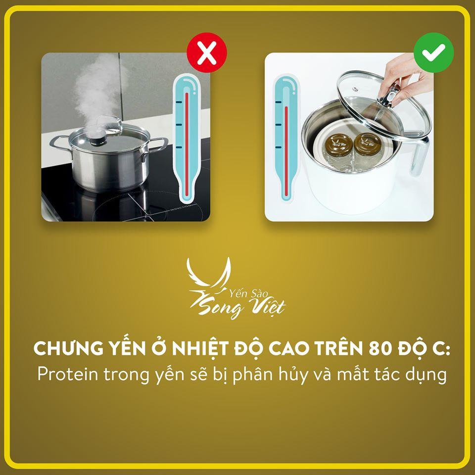 Yến Sào Song Việt -Combo Hộp giấy 2 hũ yến khô