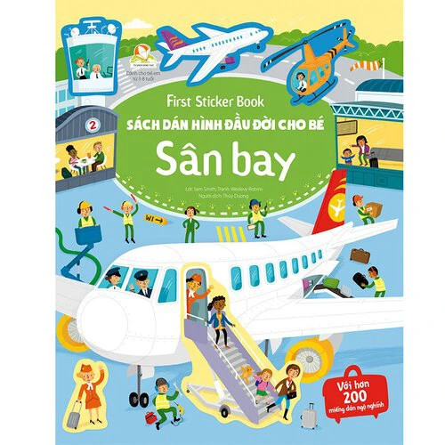 Sách - First sticker book - Sách dán hình đầu đời cho bé - Đinh Tị Books