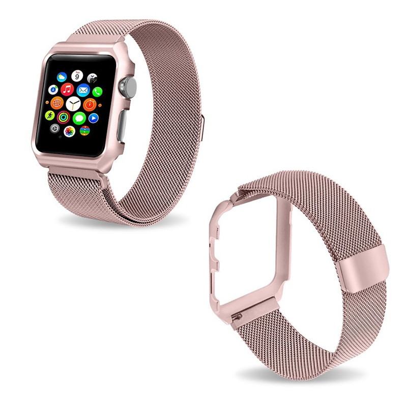 Dây đeo thay thế cho Apple Watch 38mm Kakapi thép không ghỉ - Hàng chính hãng