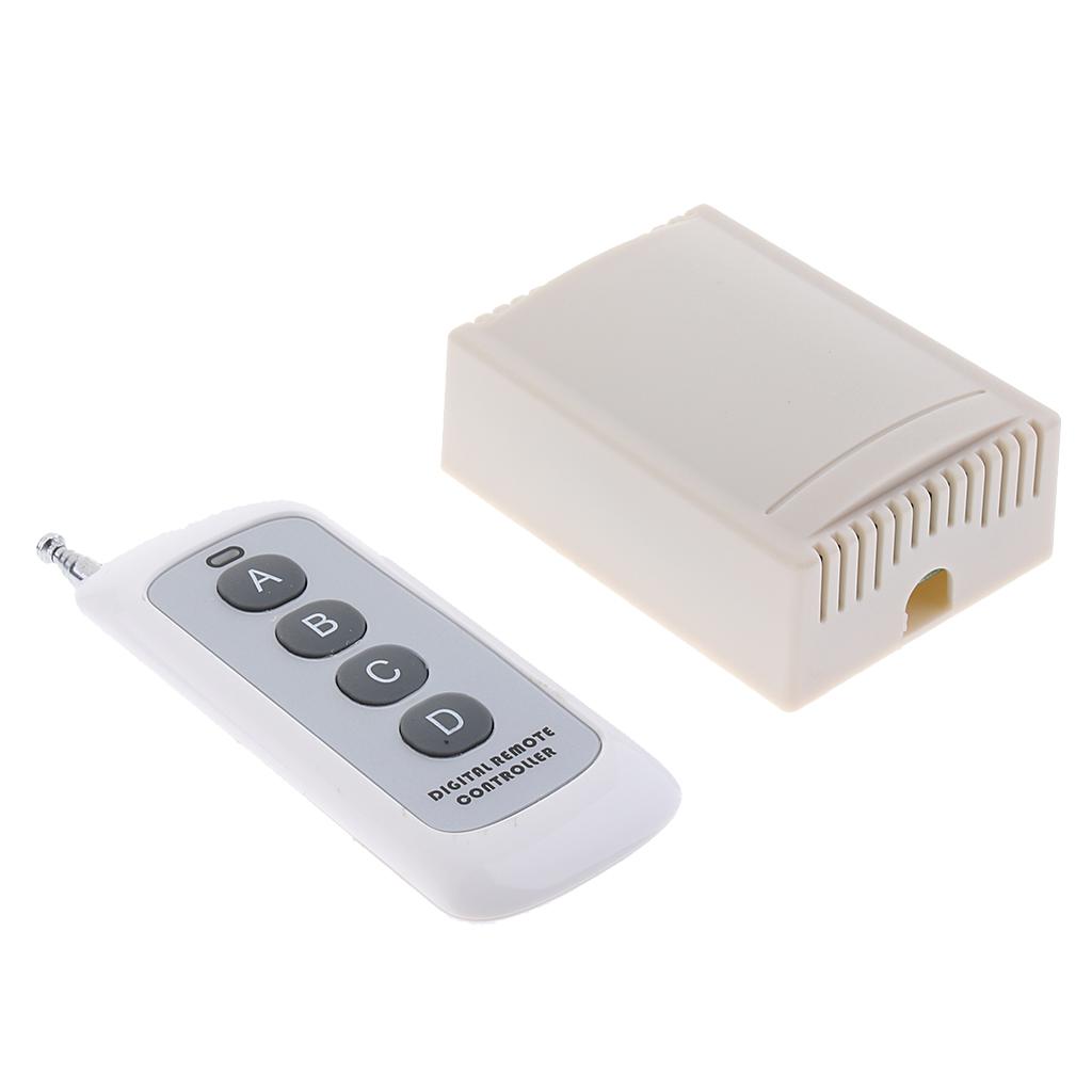 DC12V 4CH WiFI Wireless Remote Controller Smart Switch 433MHz For LED/ Motor