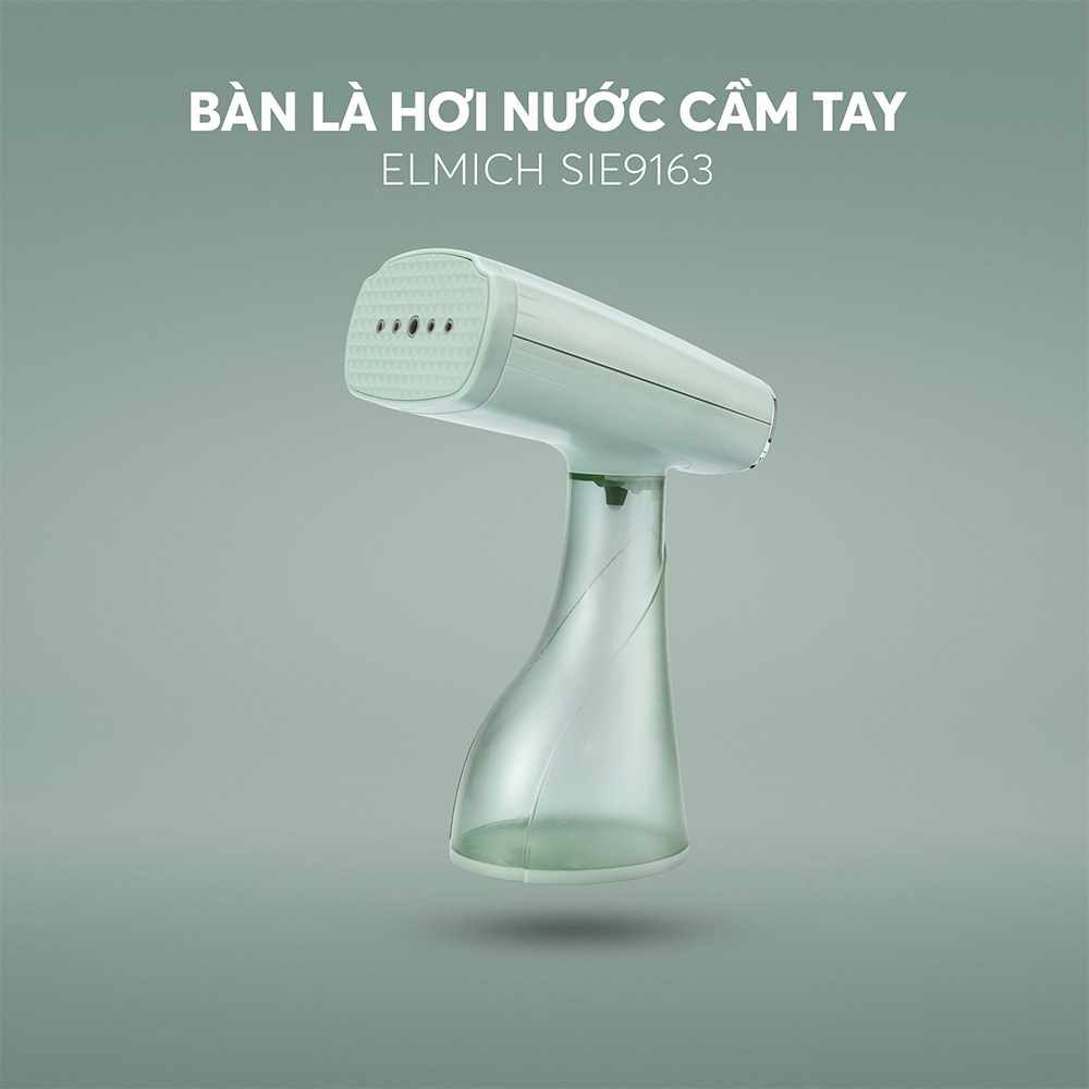 Bàn Ủi Hơi Nước Cầm Tay Elmich SIE9163 1300W, Hàng Chính Hãng, Đầu Phun Hơi Phủ Chống Dính - JoyMall