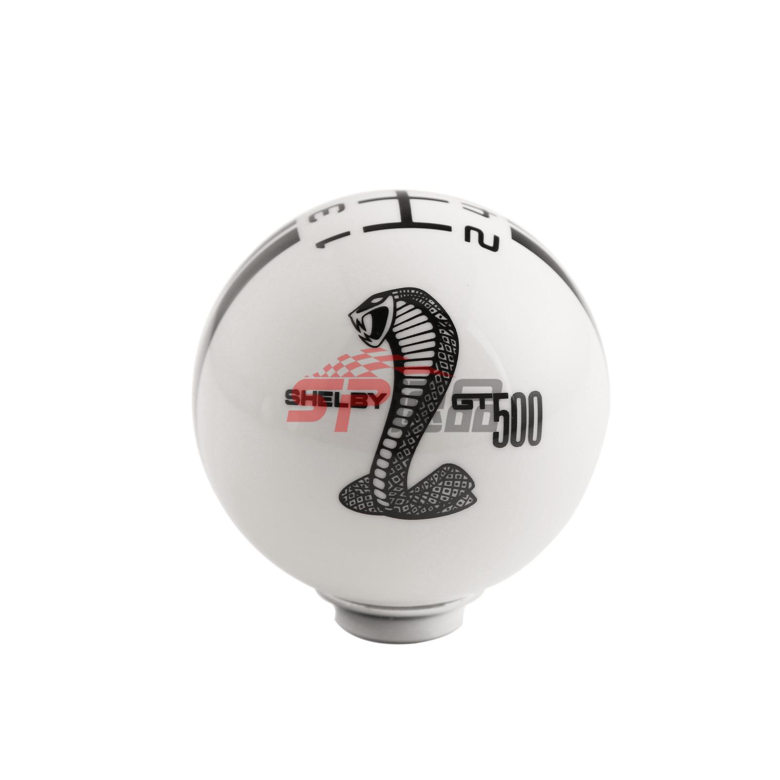 Giao hàng nhanh xe đa năng sửa đổi với cần số tay cần số Mustang 5 bánh răng đầu bánh răng tay cầm bánh răng tròn bằng nhựa
