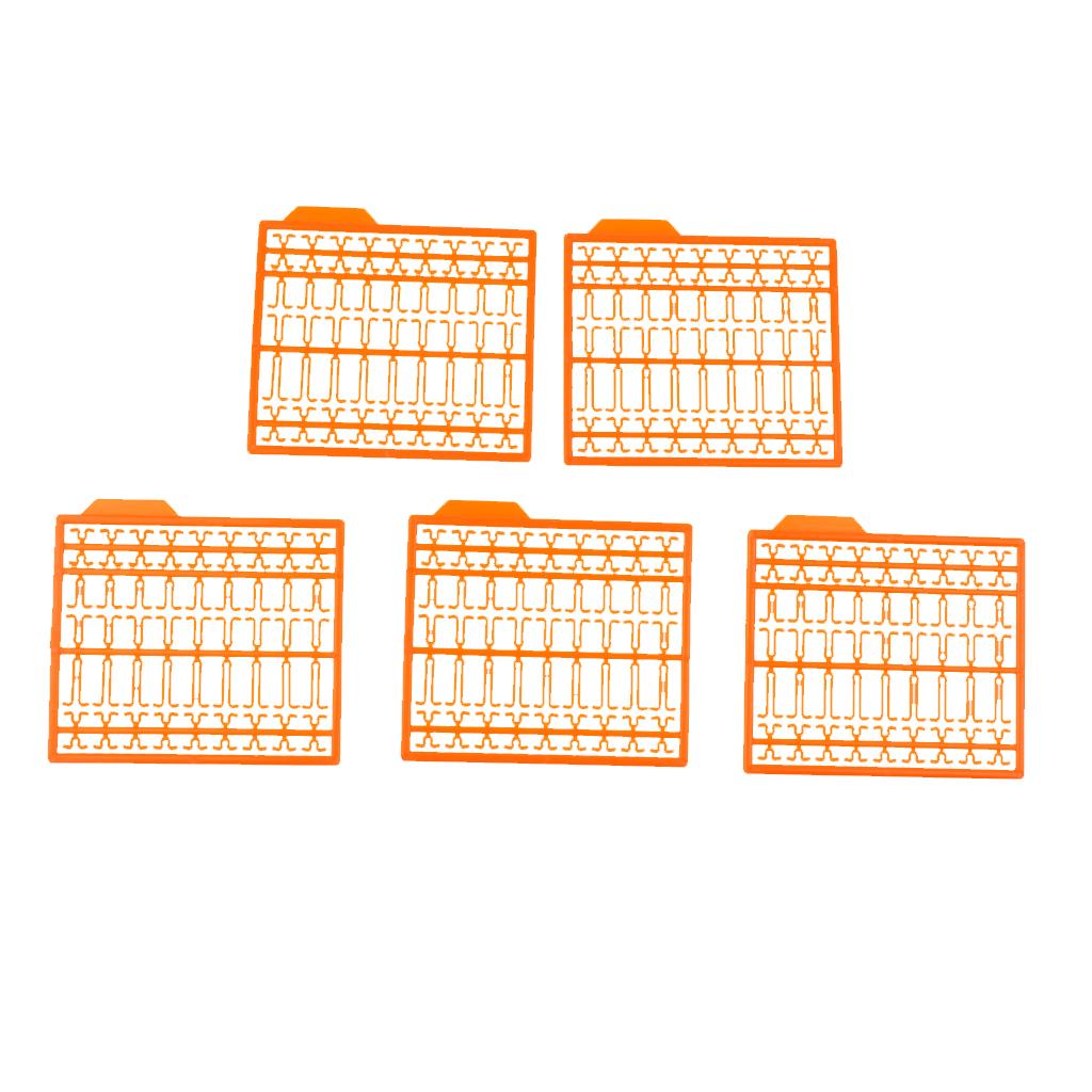 5Pcs Hair Rig Extender Boilie Stops Pellet Carp Coarse Fishing Tackle Orange