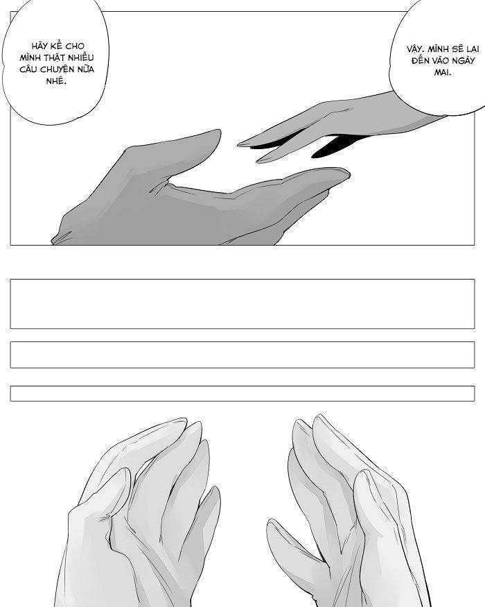 yêu quái cô đơn và cô bé bị mù chapter 4 9