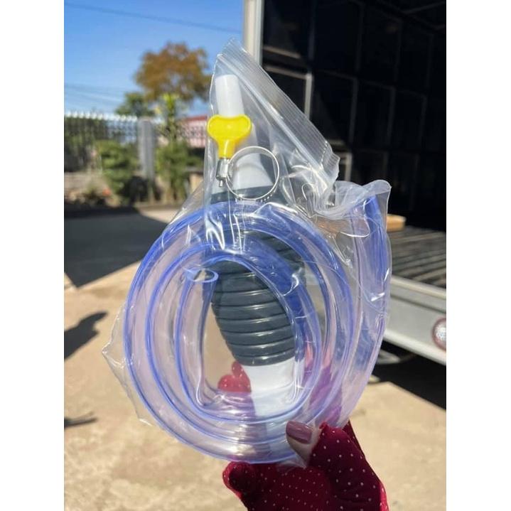 Bộ dụng cụ bơm hút chất lỏng đa năng + Kèm 1m dây ống nước, bơm tay dùng thay nước bể cá, hút xăng dầu tiện lợi | TP025