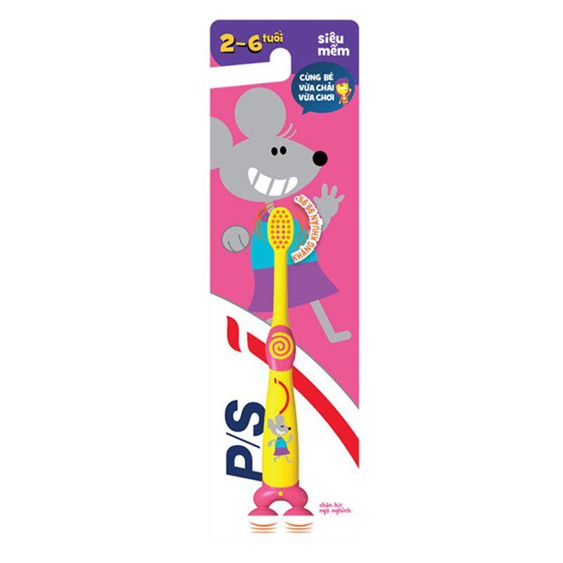Bàn Chải Đánh Răng Trẻ Em Siêu Mềm PS SuperKid Từ 2-6 Tuổi Màu Ngẫu Nhiên – 8934839125486
