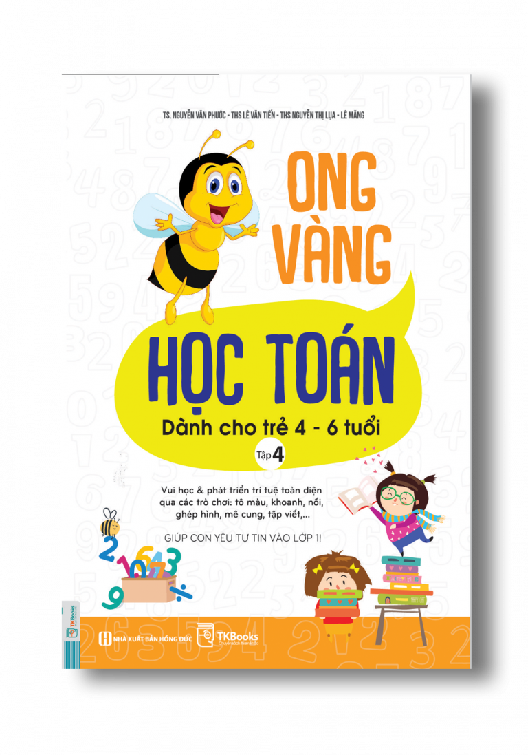 Sách Ong Vàng Học Toán Dành Cho Trẻ 4 – 6 Tuổi