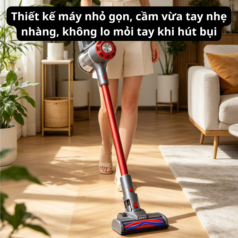 Máy hút bụi cầm tay có dây LumaBella LB-63026, công suất cực cao 3600W lực hút mạnh hút bụi gia đình, sofa, ô tô - HÀNG CHÍNH HÃNG
