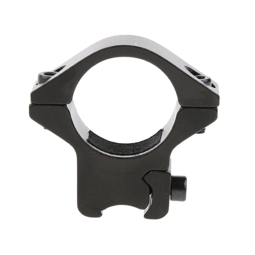 25.4mm 1'' Scope Mount Rings Fits for 11mm Dovetail Rail Low Profile W-DZ02