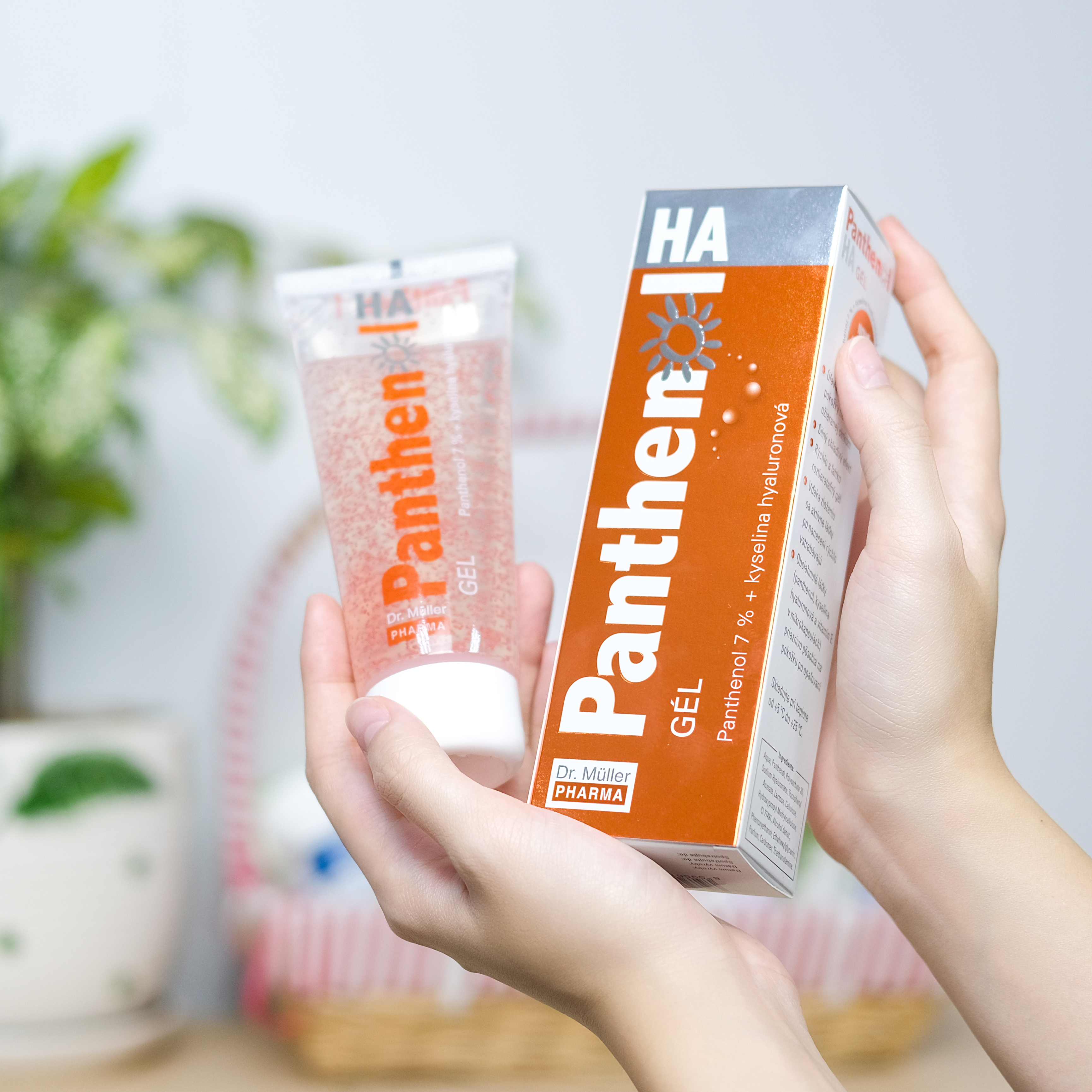 Gel dưỡng ẩm da Panthenol B5 7% bổ sung HA, Vitamin E Dr Muller 110ml làm đẹp da, phục hồi da