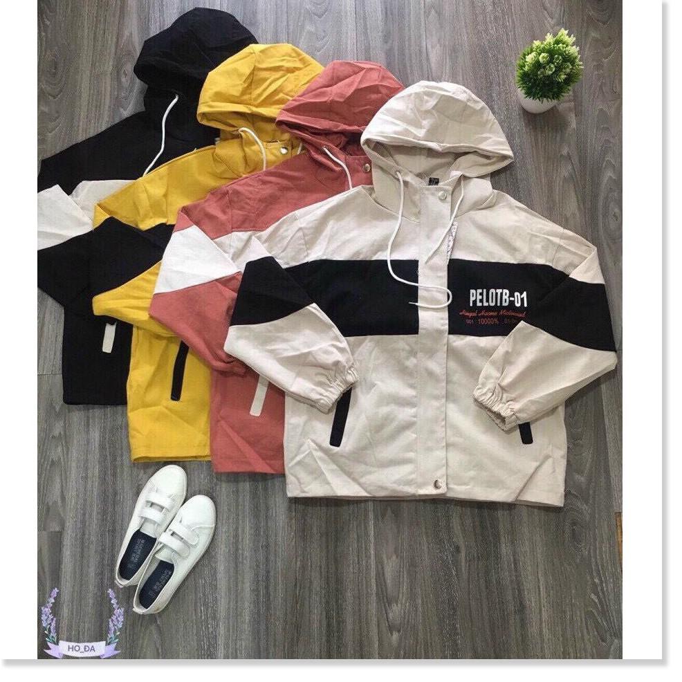 ÁO KHOÁC KAKI HỘP NỮ FORM RỘNG XINH XẮN,THIẾT KẾ HỌA TIẾT SIÊU XINH 1HIT1 FASHION