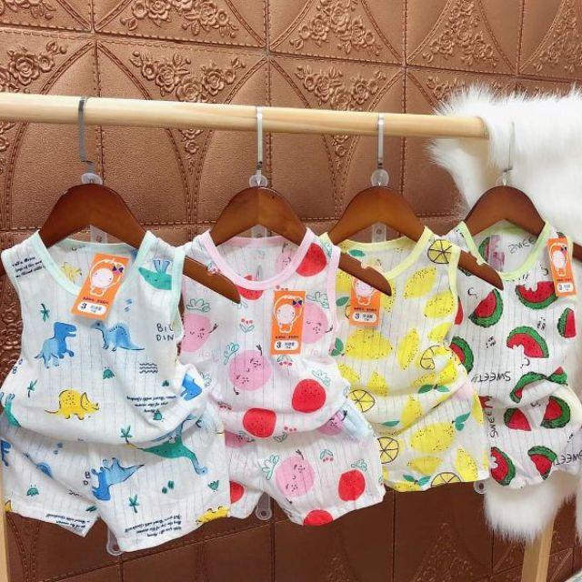 Combo 5 bộ cotton giấy cho bé