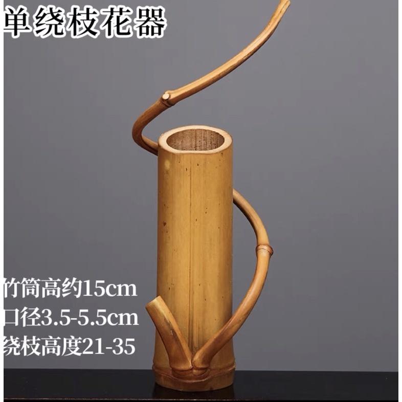Ống tre cắm hoa trang trí