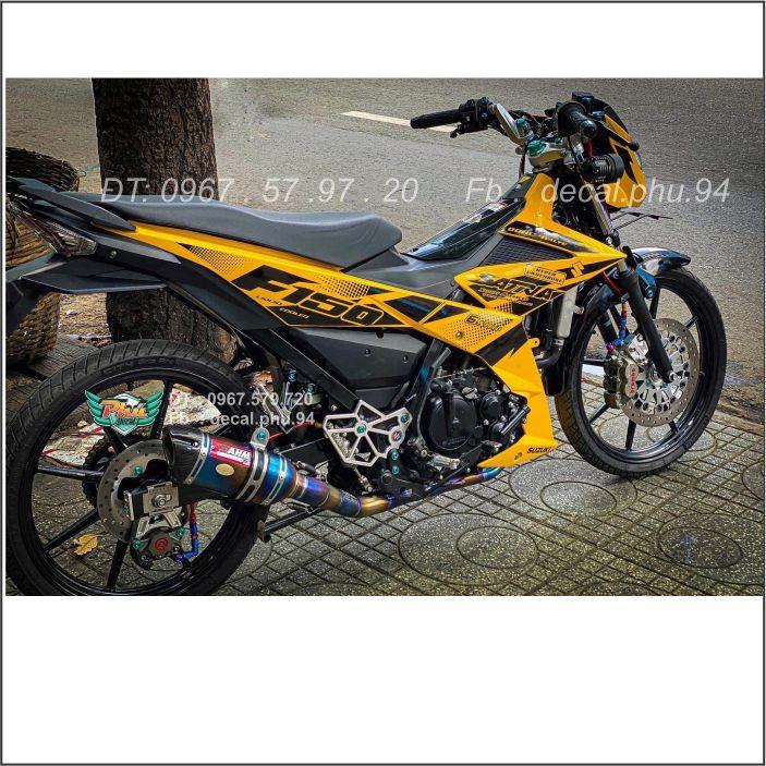Tem Satrai vàng đen kiểng Racing