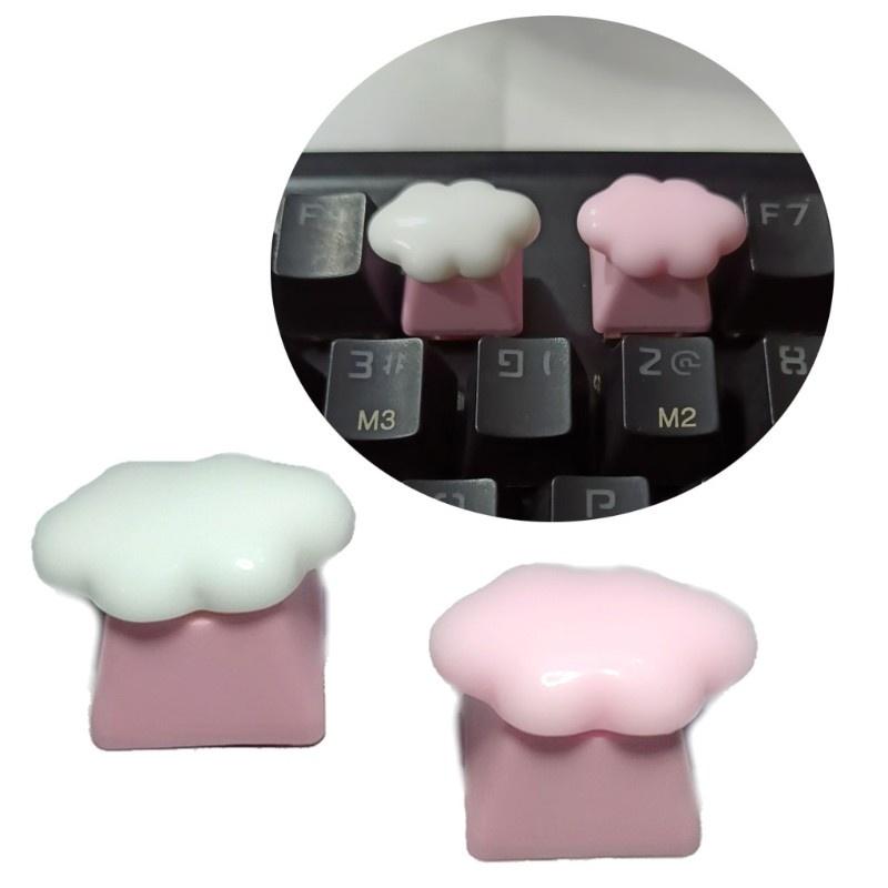 HSV 1PC DIY Keycap Cute Pure Lovely Sweets Candy Keycap Mechanical Keyboard Keycap R4 Pink Key Cap Pink Sweets Candy keycaps