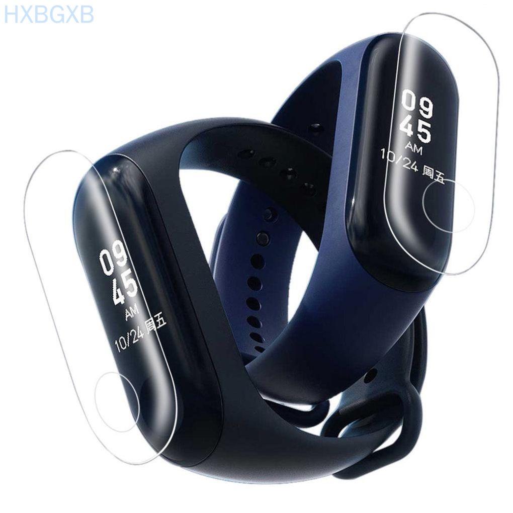 Set 10 Miếng Dán Bảo Vệ Mặt Đồng Hồ Thông Minh Xiaomi Band 3 2.5d