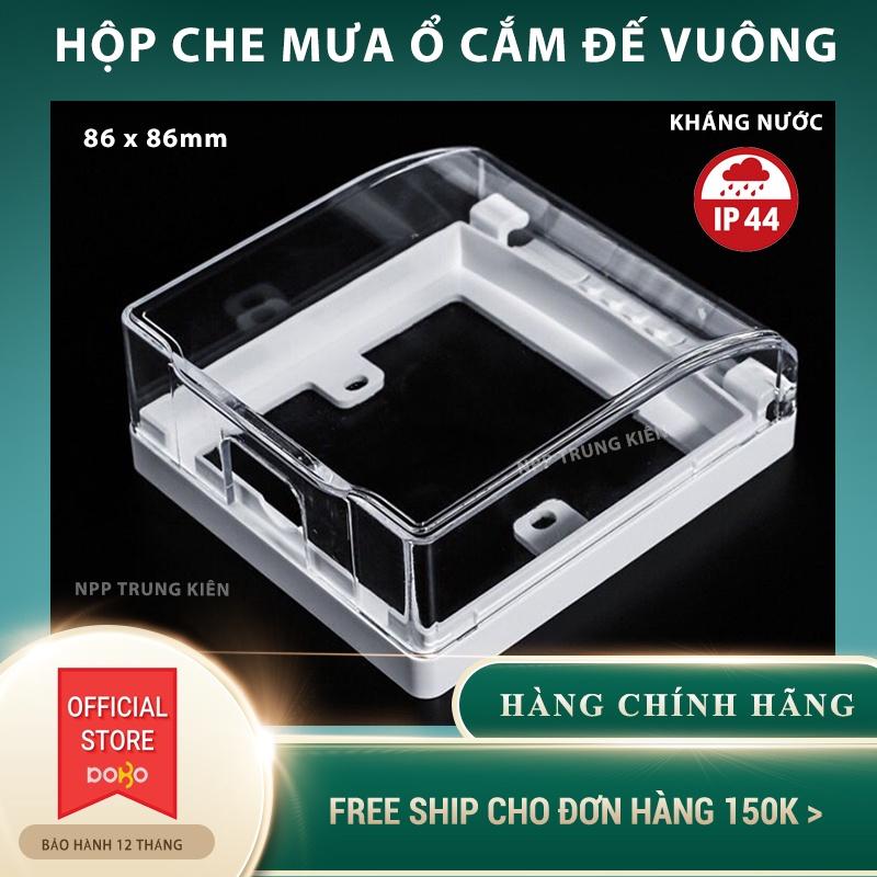 Hộp Chống Nước ổ cắm điện - Hộp Che Mưa cho ổ cắm điện âm tường hình vuông và chữ nhật 