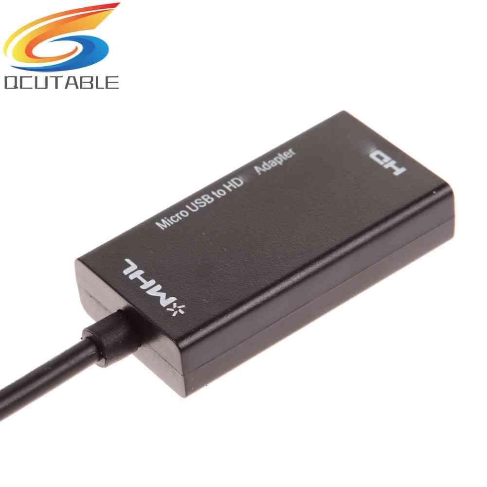 Bộ ChuyểN ĐổI Micro USB Sang HDMI A / V TV Cho LG HTC SonySamSungHDTV