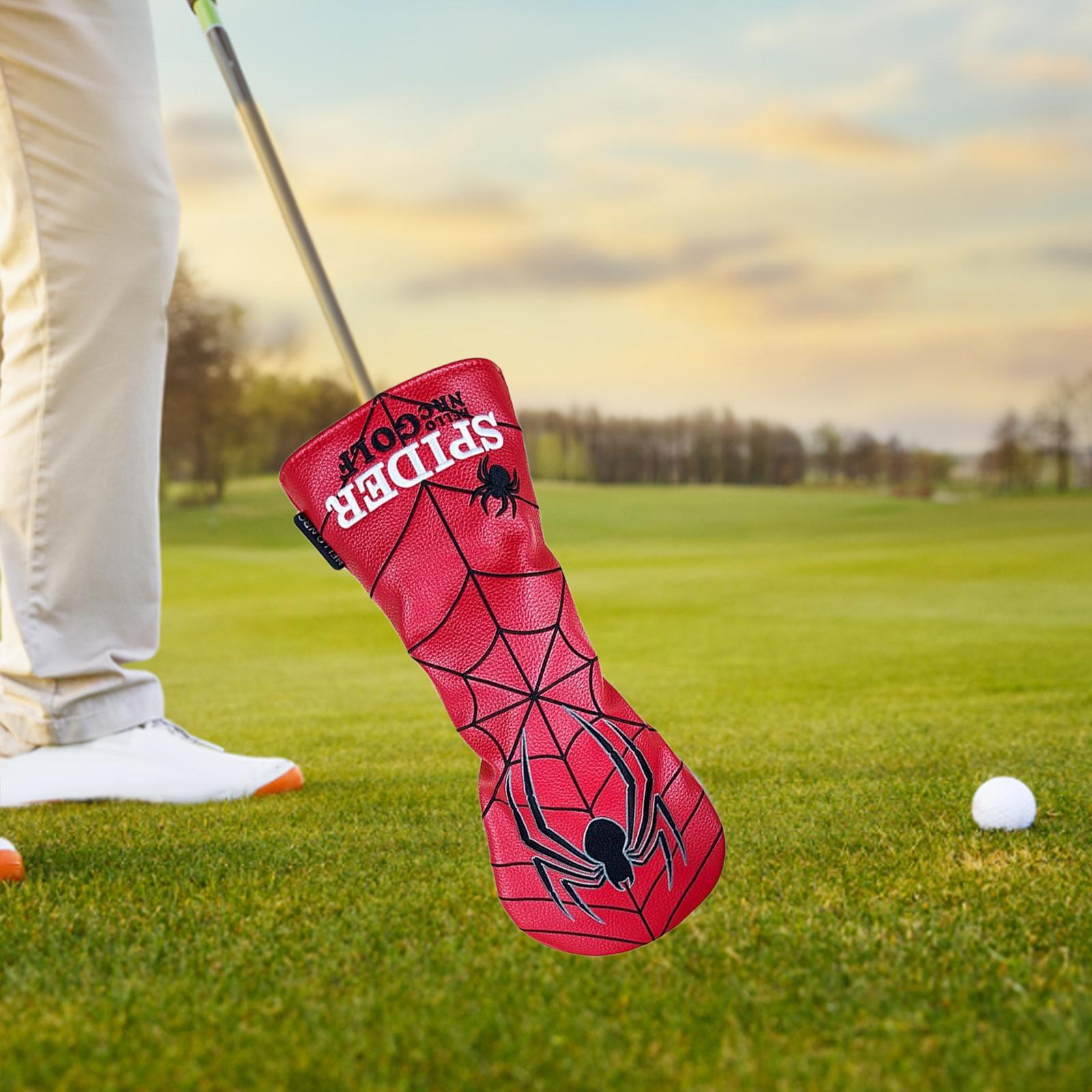 PU Golf Wood Headcover Golf Club Head Cover Unisex Golfer Gift