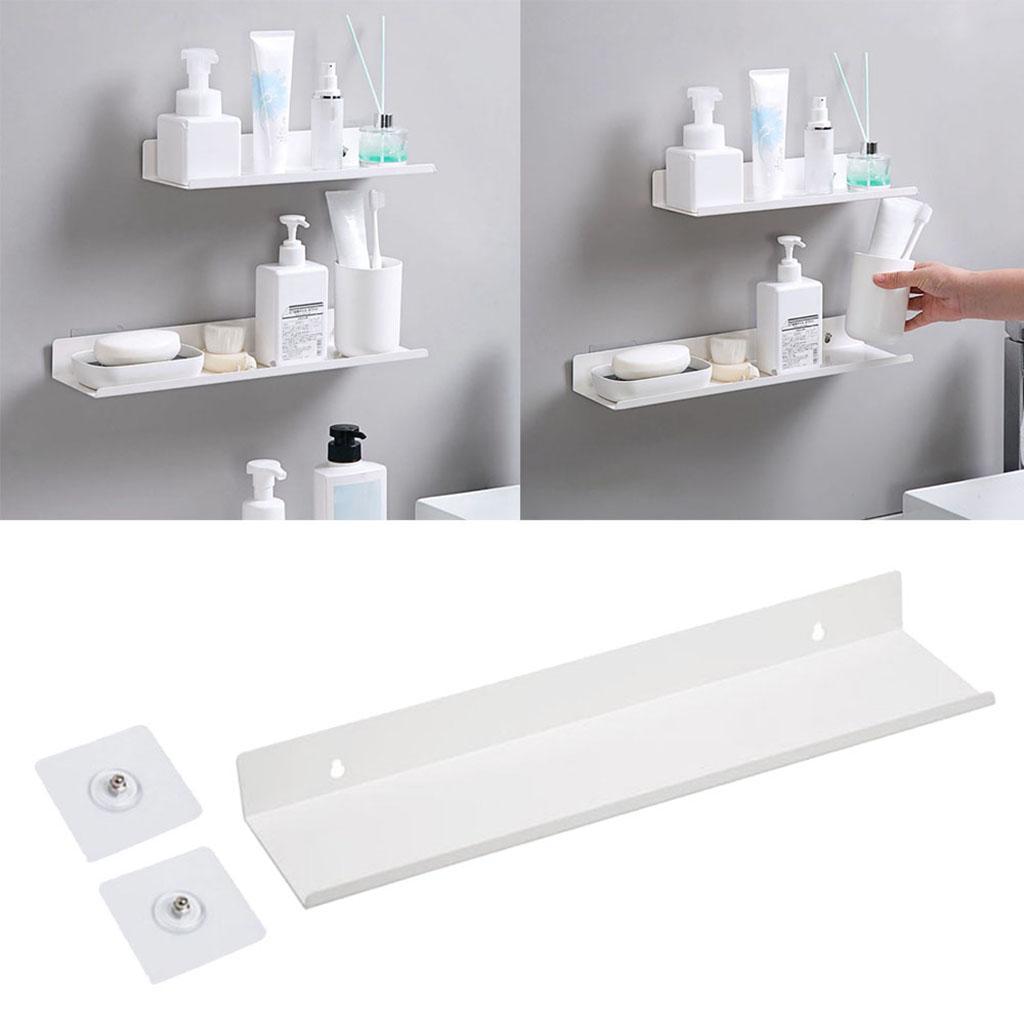 2x Floating Wall Ledge Shelf, Wall Mounted Nursery Kids Bookshelf, Storage Rack,