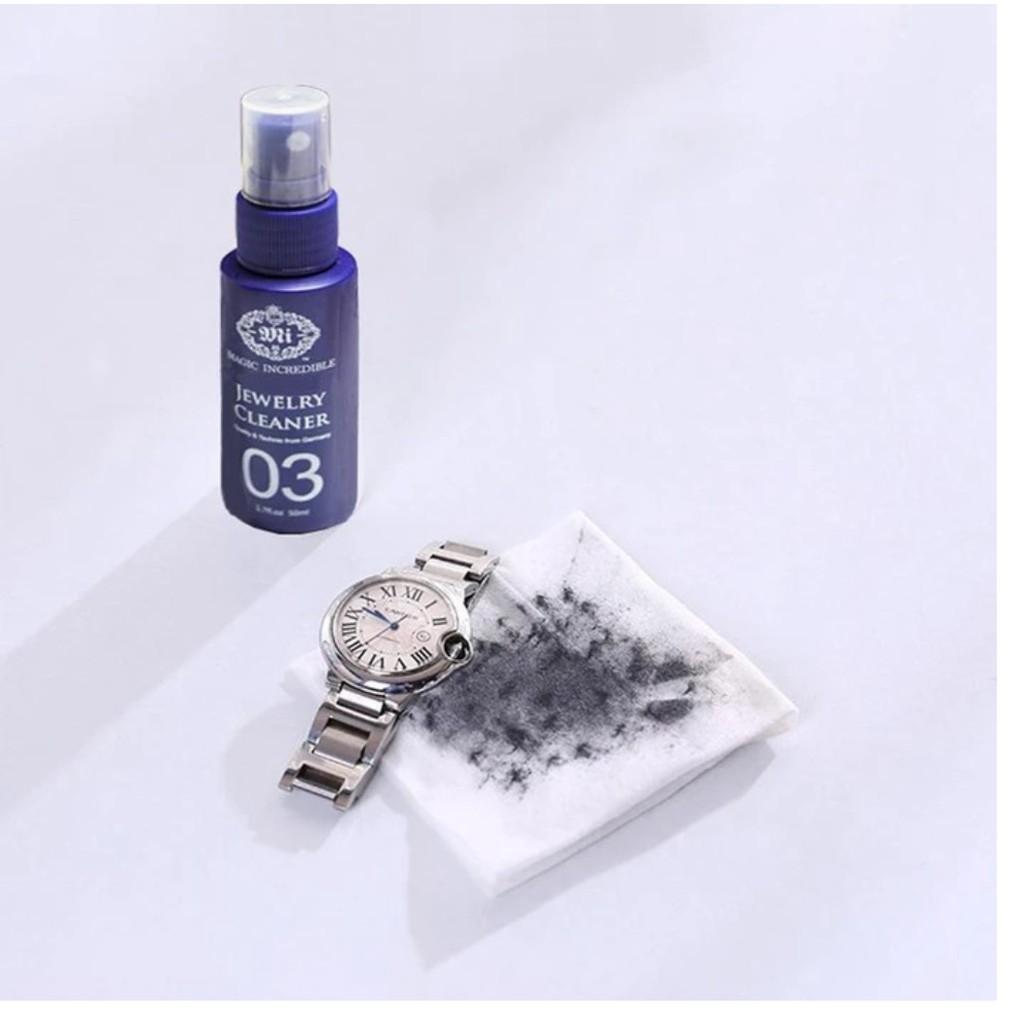 XỊT TẨY SẠCH TRANG SỨC JEWELRY CLEANER - Giữ độ bền siêu sáng bóng