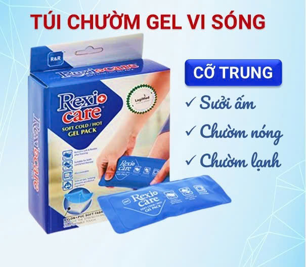Túi Chườm Gel Nóng Lạnh Giảm Đau Hạ Sốt (28.5 x 11.5cm)