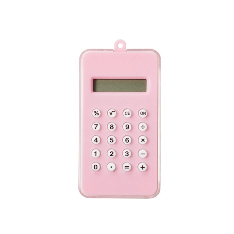 Móc Khoá Máy Tính Mini Mặt Sau Có Đồ Chơi Lăn Bi Vui Nhộn Màu Sắc Dễ Thương