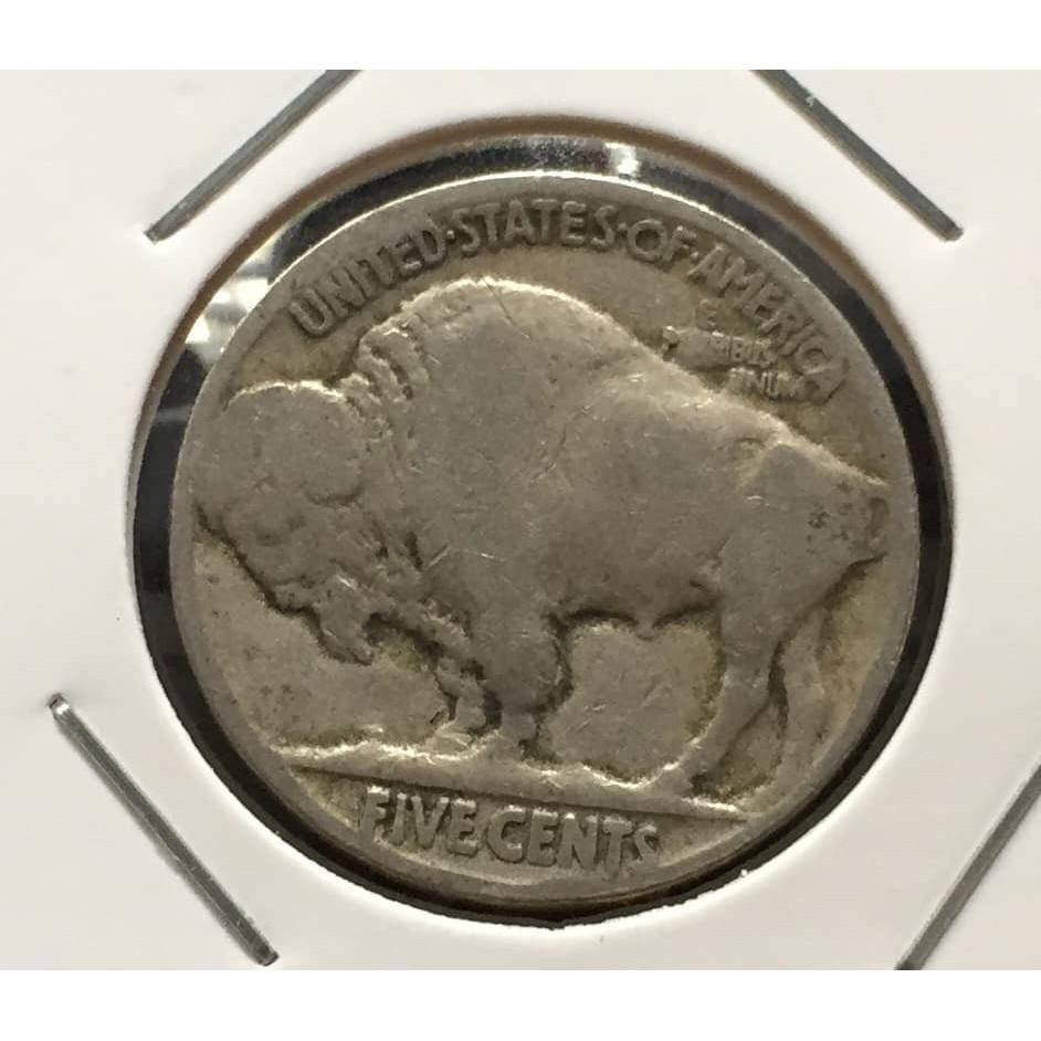 Đồng xu 5 cents Buffalo - xu bò Mỹ may mắn.