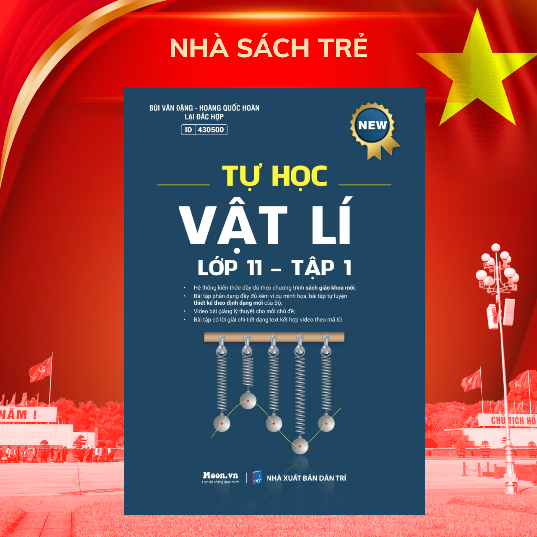 Tự học Vật lí lớp 11 - Tập 1 + Tập 2 (2025) ( Lẻ/Combo ) -  Moonbook