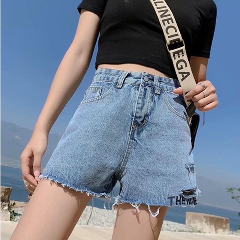 Quần Short Jeans Rách Thời Trang Nữ Cá Tính