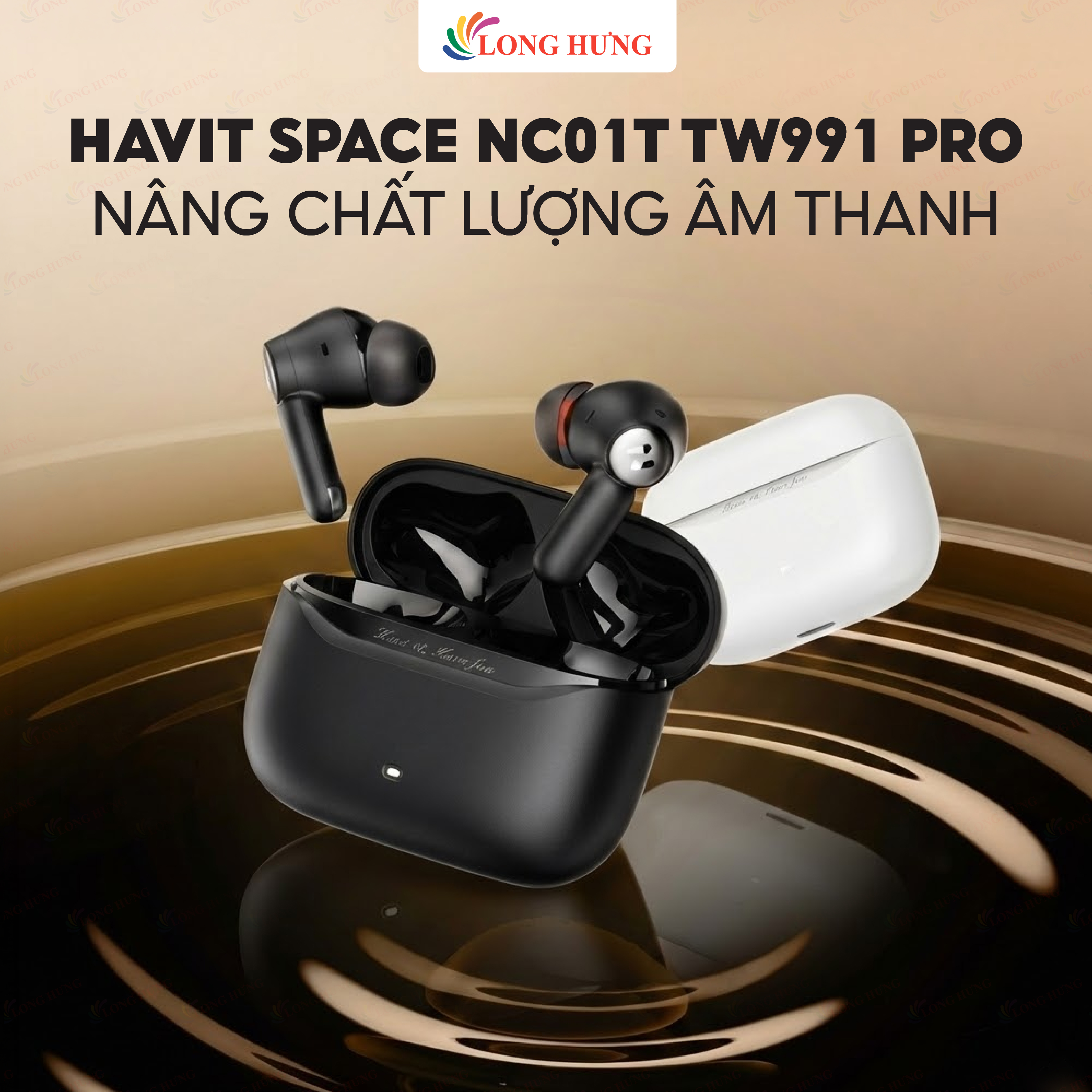 Tai nghe Bluetooth True Wireless Havit Space NC01T TW991 Pro - Hàng chính hãng