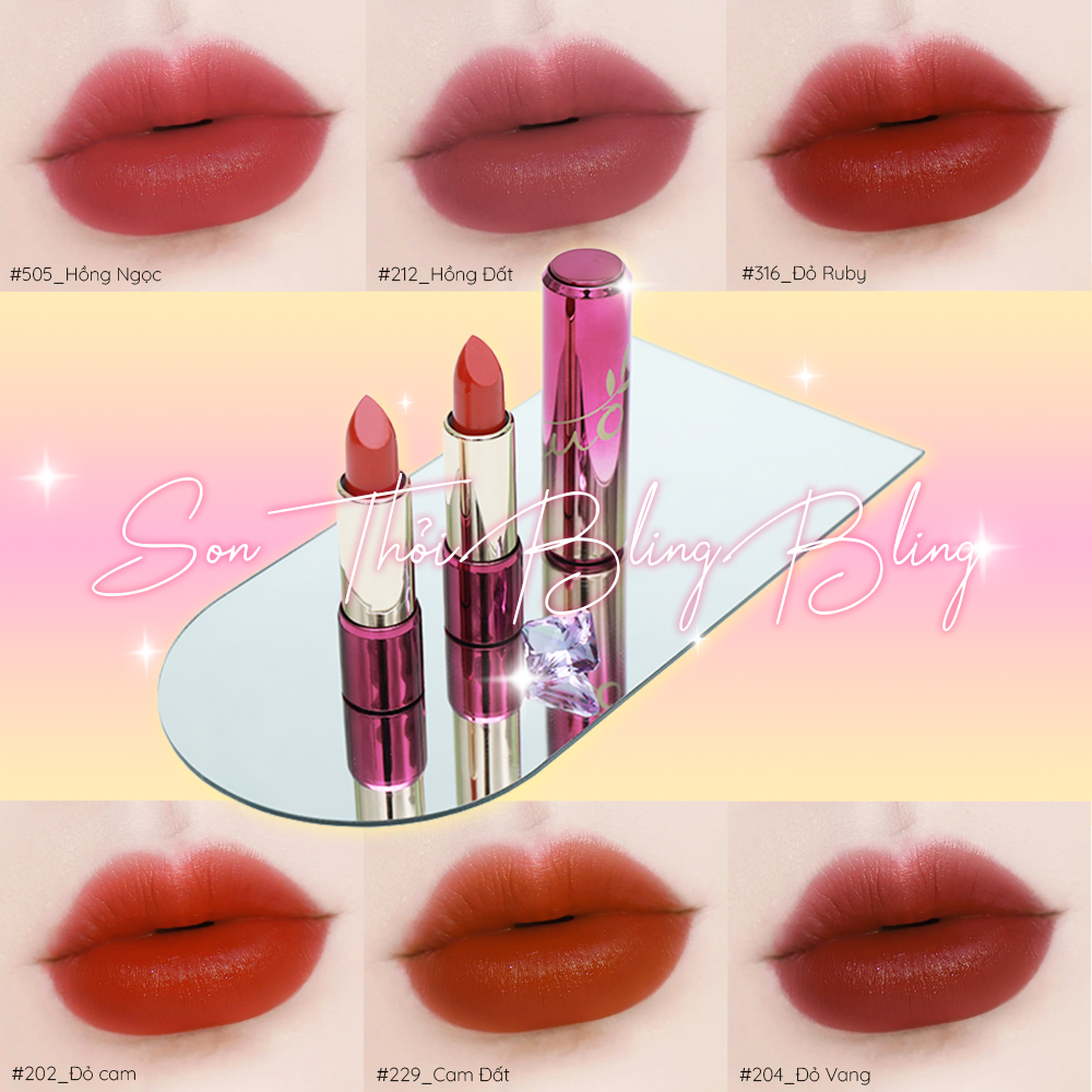 Son Lì Anh Thảo, Màu Trendy GUO 5gr - GUO Lip Color Matte