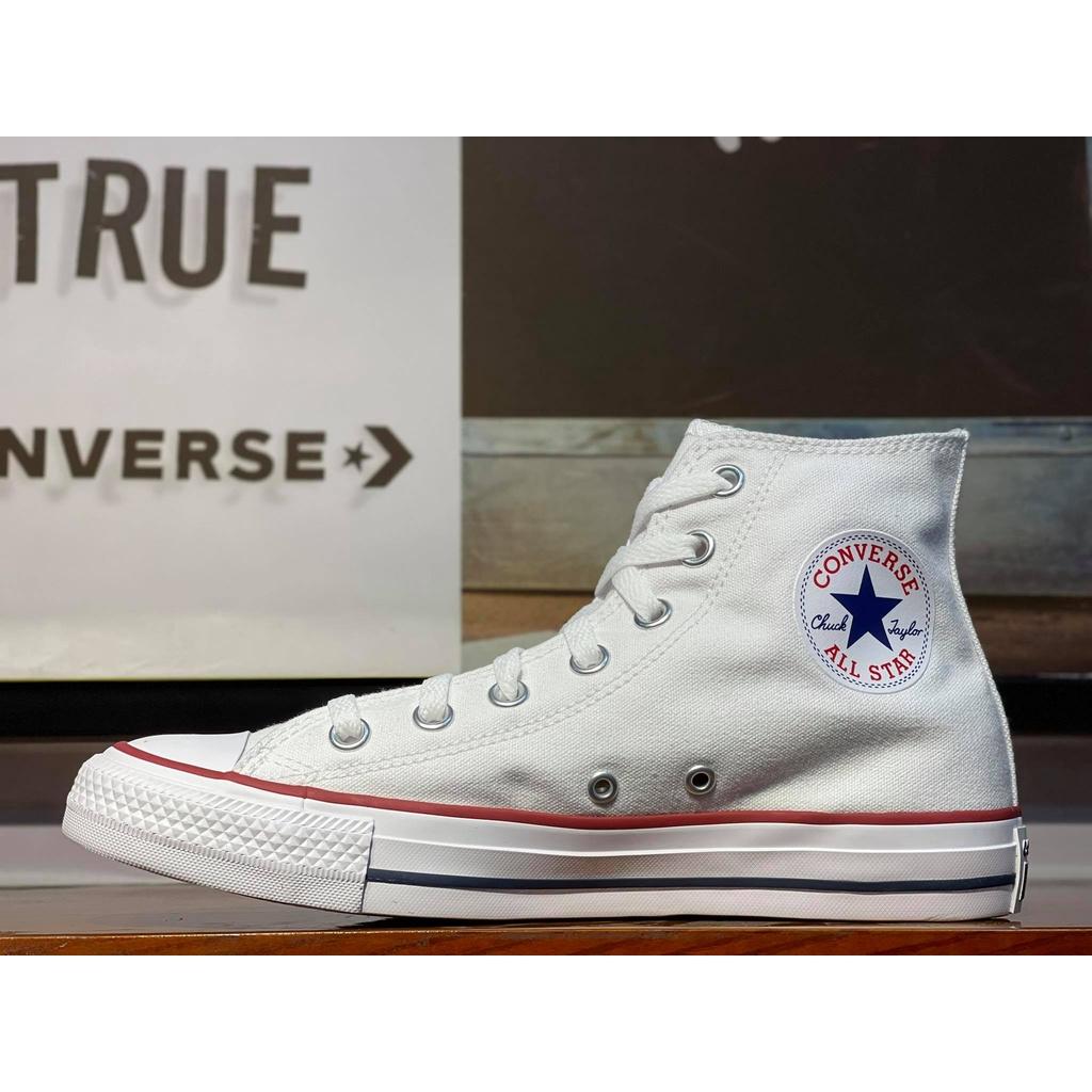 Giày nam nữ Converse cổ cao màu trắng cổ điển Chuck Taylor All Star Classic - 121184C / M7650C