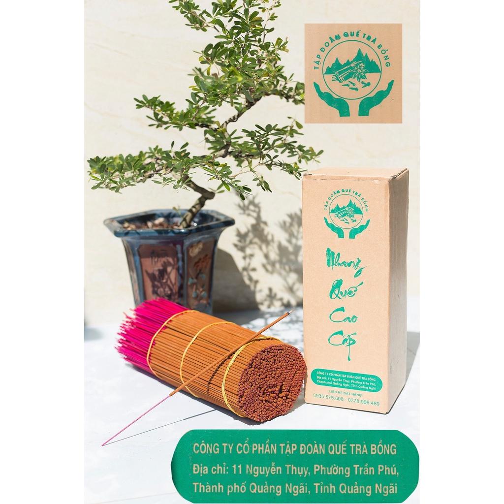 Nhang Quế Trà Bồng Đặc Biệt Size 30/38cm 1Kg - Nhang Quế Quảng Ngãi - Nhang sạch tự nhiên