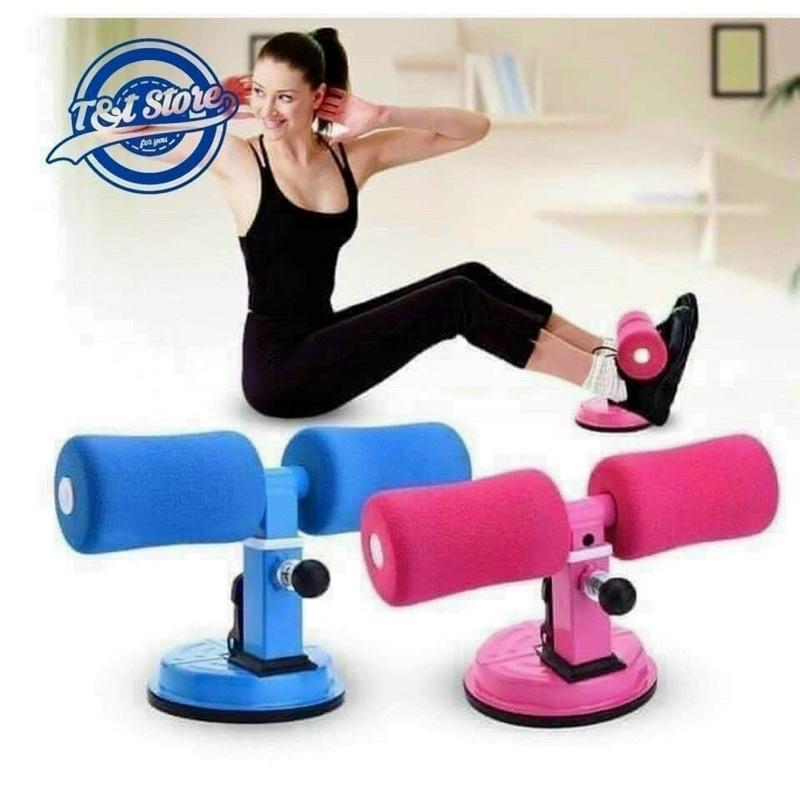 Dụng Cụ Tập cơ bụng, tập Gym thể dục thể thao tại Nhà, dụng cụ tập bụng có đế hút gắn sàn chữ T đa năng